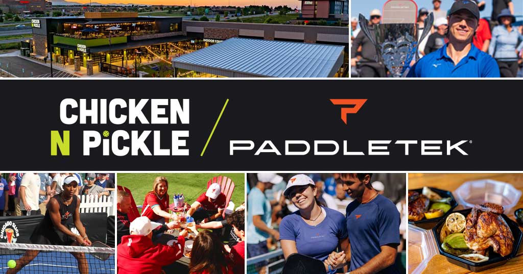 Paddletek Named Official Paddle and Ball Partner of Chicken N Pickle