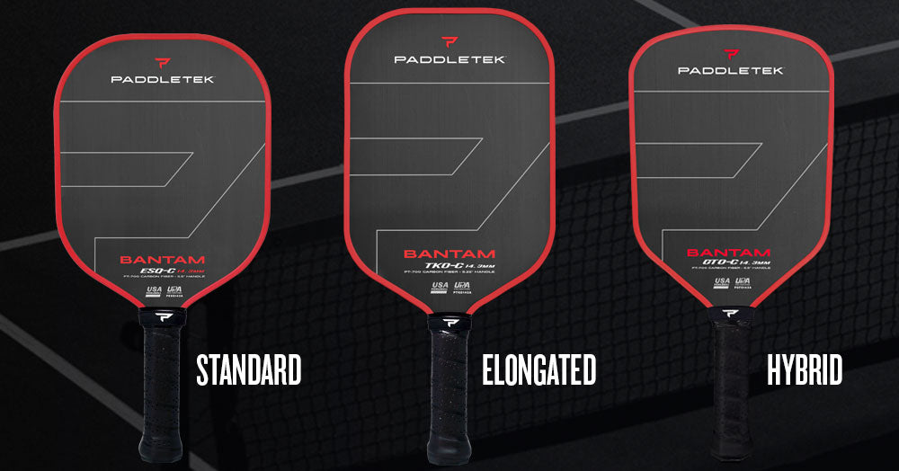 Paddle Shape and Size: Elongated vs. Standard and What It Does to Your Game