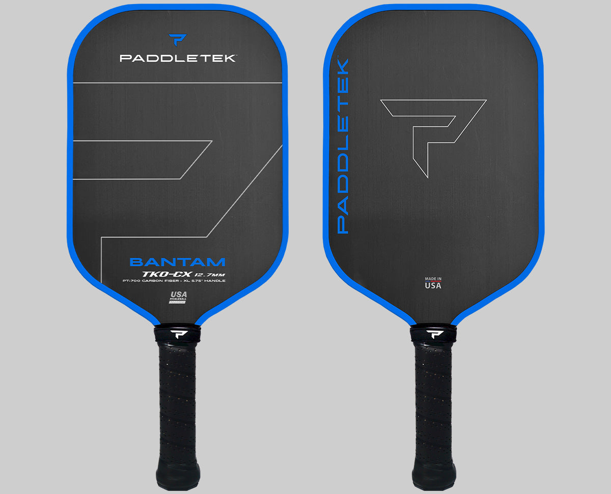 ピックルボールパドル Paddletek Bantam TKO-C リップタイド Bantam_TKO-CX_Blue_12.7_1200x.