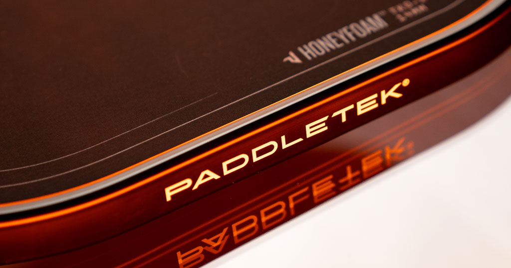 Close up of Paddletek Honeyfoam paddle